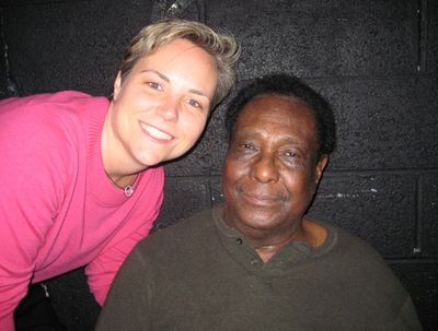 Director Cyndy A. Marion and Tony Award nominated and Obie Award winning playwright L Photo